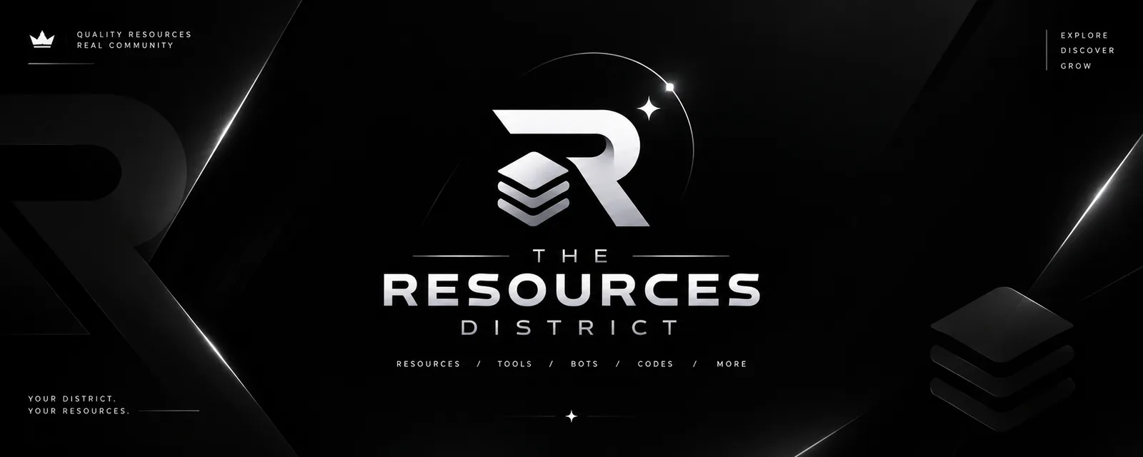 The Resources District: quality resources, real community